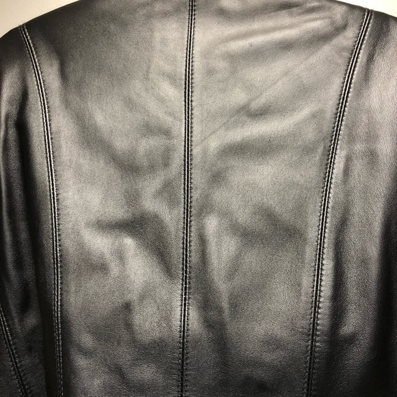 Marvin Richards Leather Coat NWOT - Picture 8 of 8